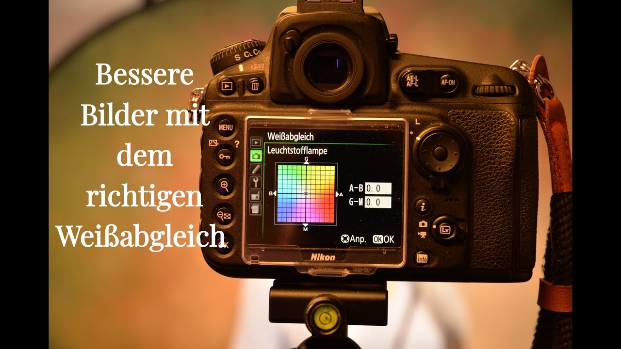 Bessere Bilder mit dem richtigen Weißabgleich!