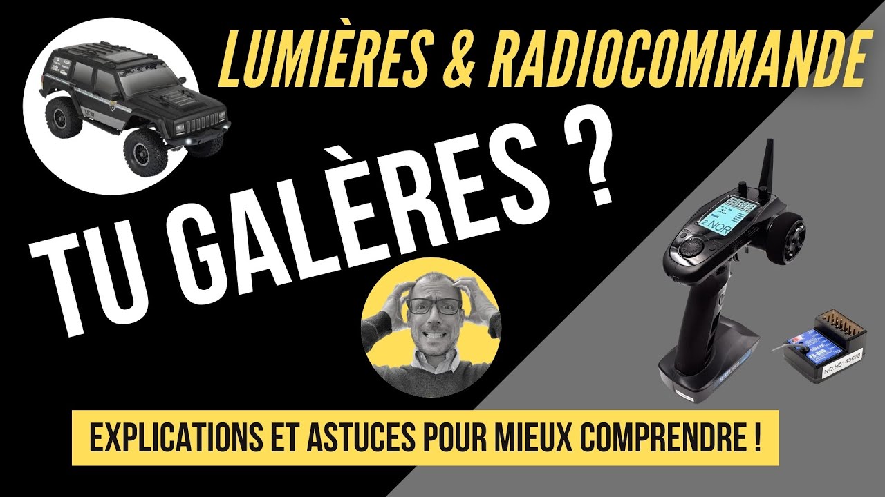 RC channel 3 et lumiere | Comment fonctionnent les lumières avec ta radiocommande