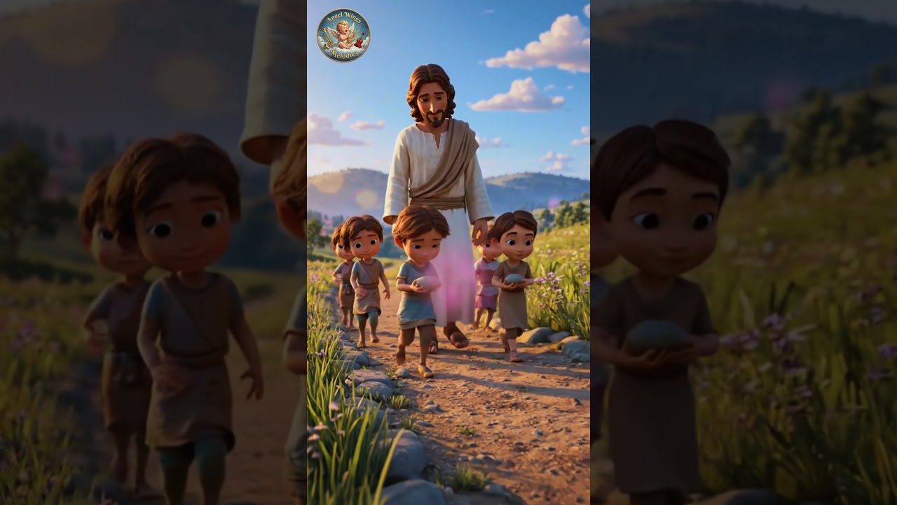 God Is With Me Everywhere | Faith Song for Kids 🛡️ | Angel Wings Melodies