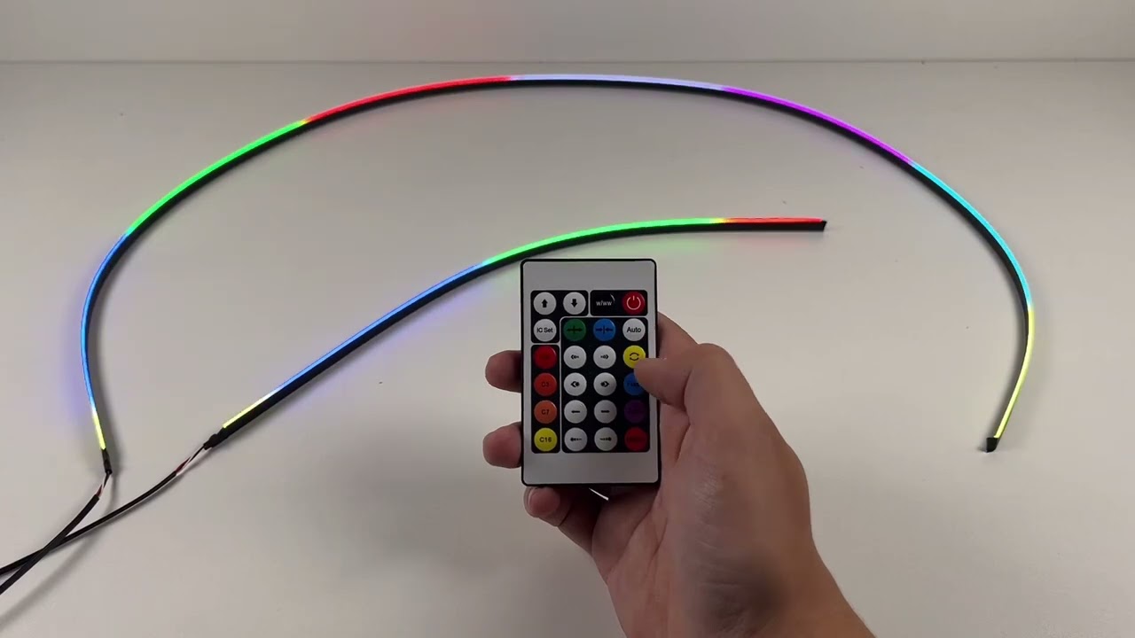 95RGB-SET16 LED ambientní osvětlení RGB do USB, Bluetooth, 1,1+0,37m