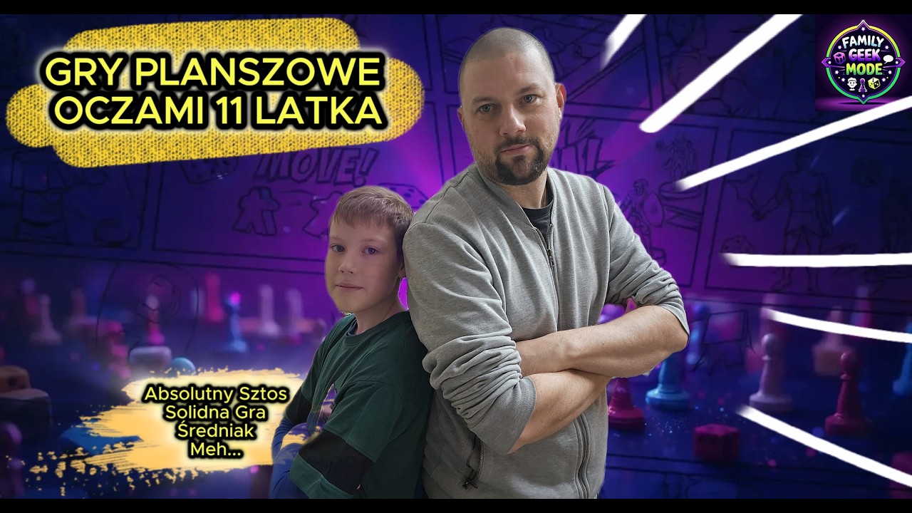 Gry planszowe oczami 11-latka! Mój ranking po 