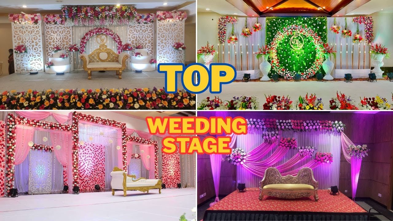 Top Wedding Stage Design 2025 | Beautiful & Trendy Stage Decoration Ideas