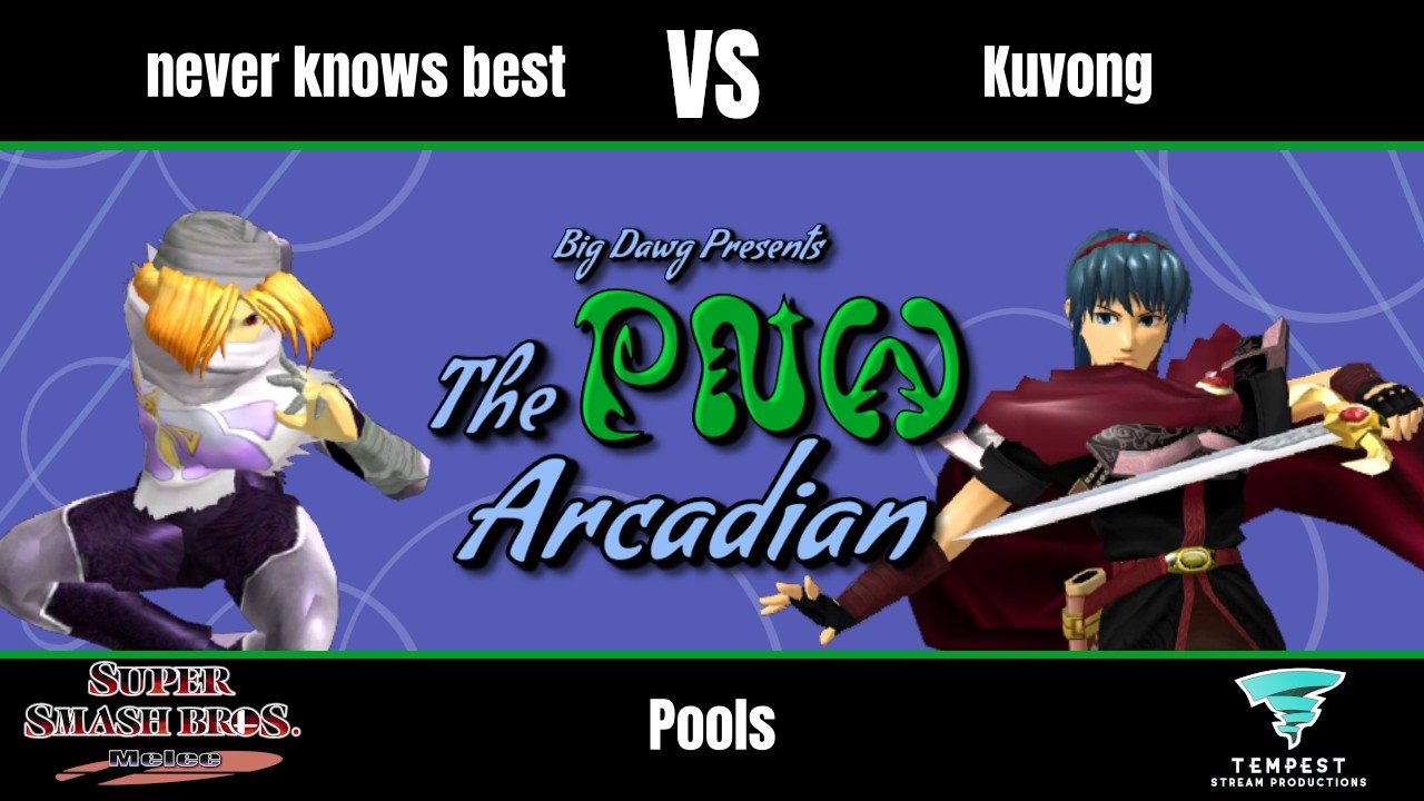 never knows best (Sheik) vs Kuvong (Marth) - Melee Pools - PNW Melee Arcadian 2026