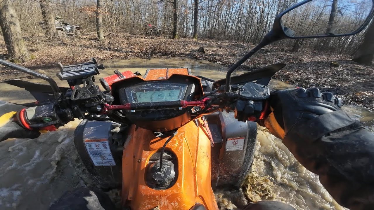 First sunny ATV ride of the year. 
