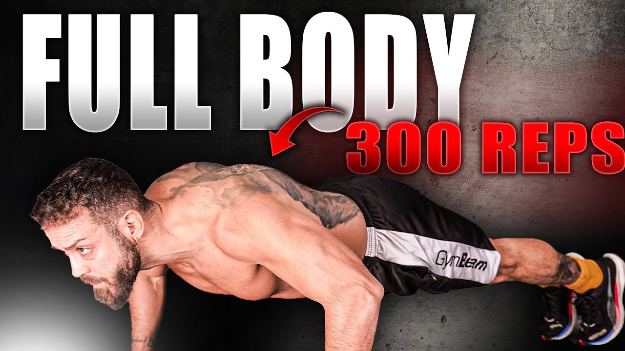 MUSCOLI ENORMI 300 RIPETIZIONI - full body difficile