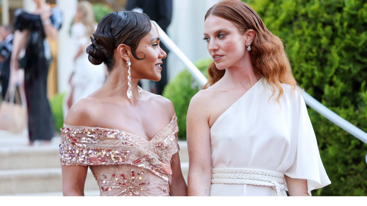 Alex Scott and Jess Glynne pack on the PDA as they share a passionate following first red carpet