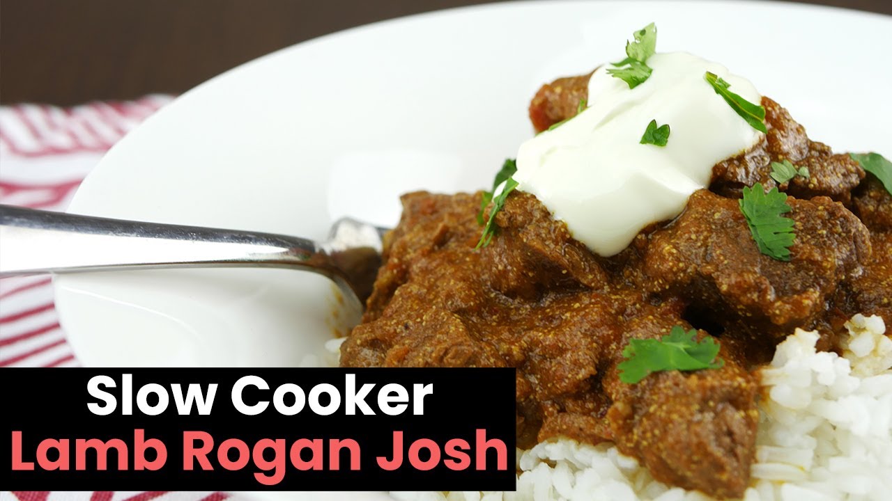Homemade Slow Cooker Lamb Rogan Josh