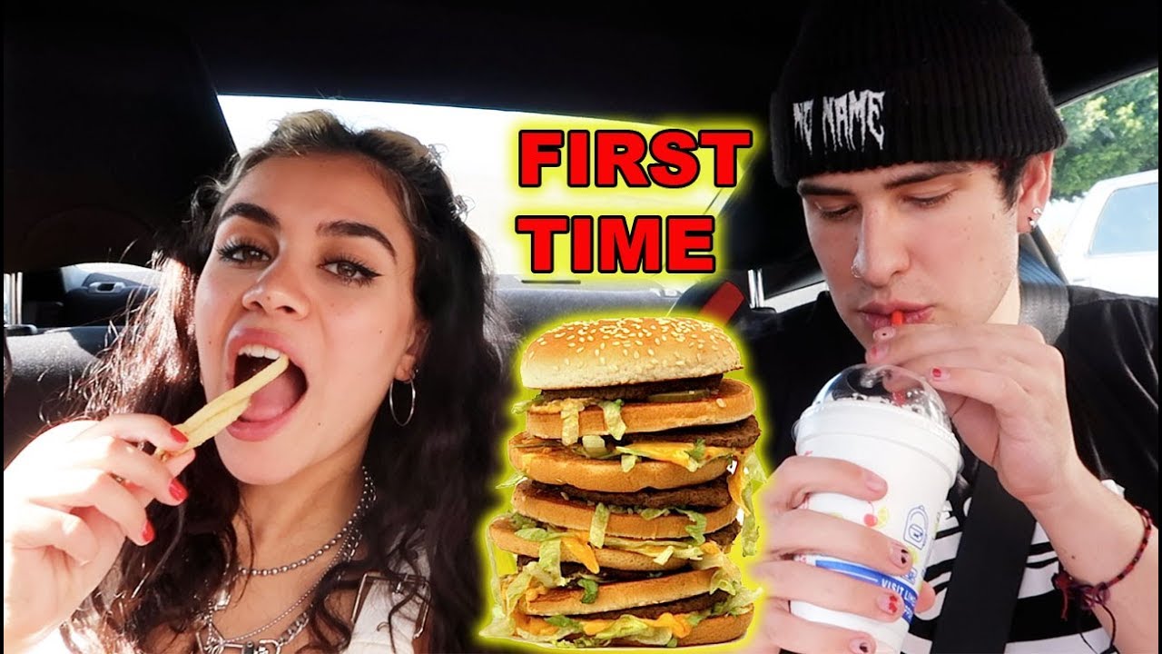 TRYING FAST FOOD FOR THE FIRST TIME | Tarayummy ft. Jake Webber