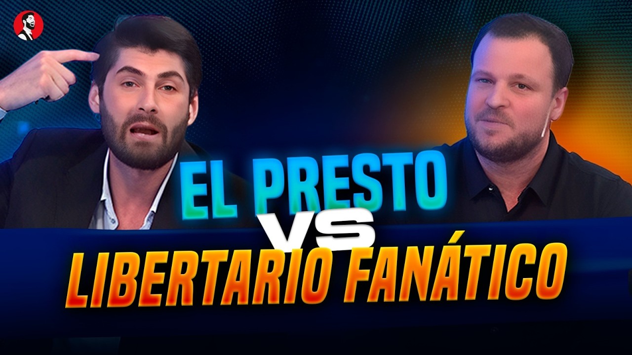 El Presto HUMILLA A MILITANTE LIBERTARIO en CrónicaTV