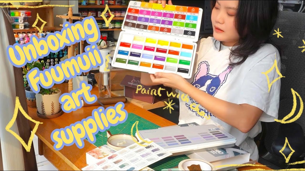 Paint With Chao - Unboxing quà của Fuumuui