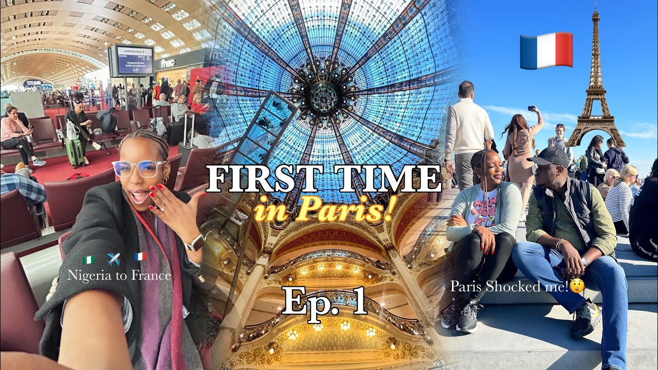 Bonjour, Paris! 🇫🇷 Exploring the city, Nigerian in Paris, Galeries Lafayette, Zara Try-on, Shopping!