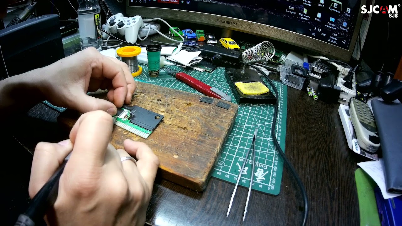 НЕудачная попытка прошивки китайского картриджа SEGA