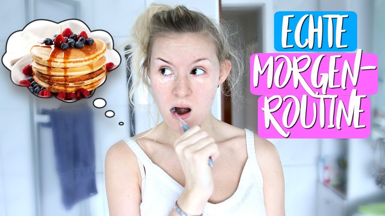 Meine echte und realistische Morgenroutine! Gesunde Bananen Pancakes, Fashion Haul & Mehr!