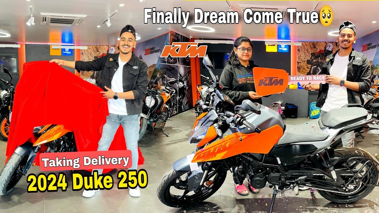 Finally Taking Delivery of My Dream Bike KTM Duke 250 Gen3 😍❤️|| Another Dream Come True