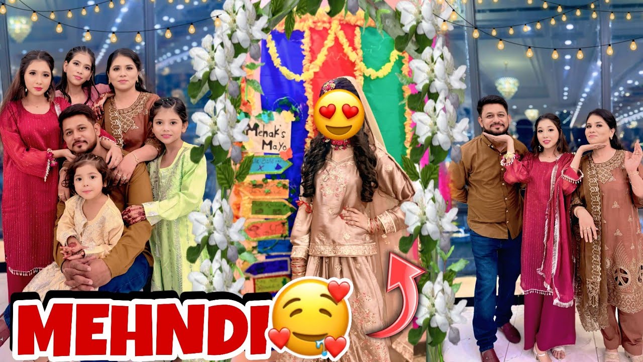 КУЗИН КИ МЕНДИ💛💚 + НИККА😍 | Пранк Хогья с папой 😅 | Свадебный влог🥳 Ft.@Karachi_Ki_Ladki_Vlogs