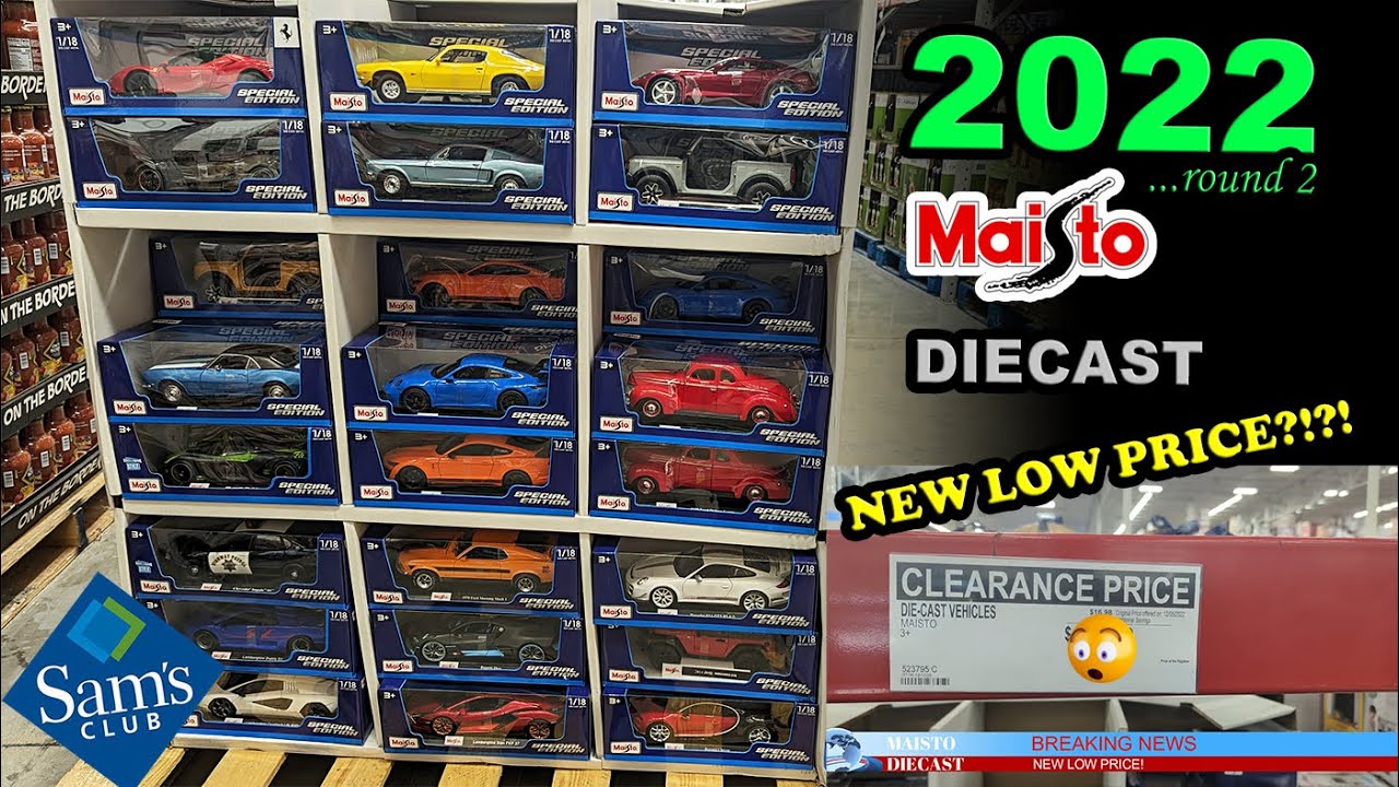 2022 (round 2 - *NEW LOW PRICE?!?!*) - Model Cars at SAM'S CLUB - Maisto 1:18