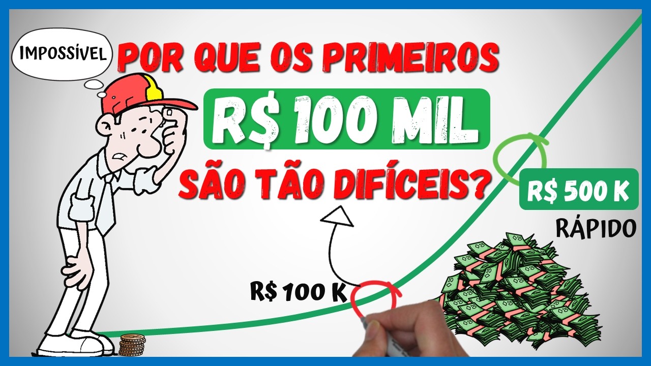Por que os PRIMEIROS R$ 100 Mil PARECE IMPOSSÍVEL de juntar (E os Próximos são FÁCEIS ) 🚀💰
