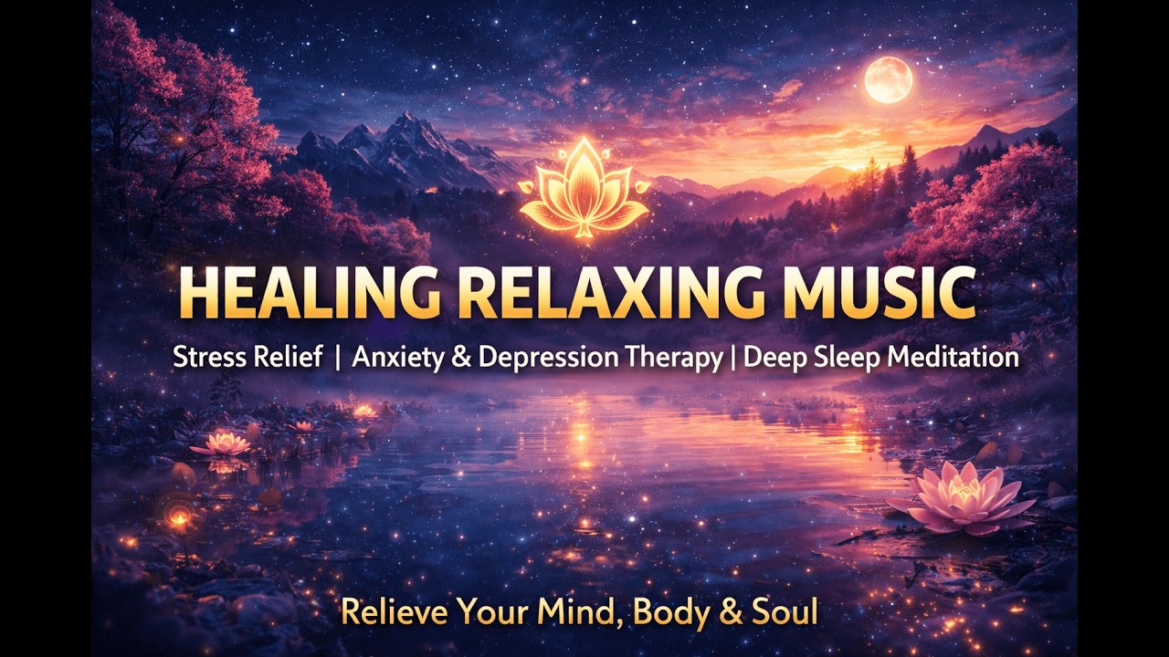 Healing Relaxing Music for Stress Relief | Anxiety & Depression Therapy | Deep Sleep Meditation
