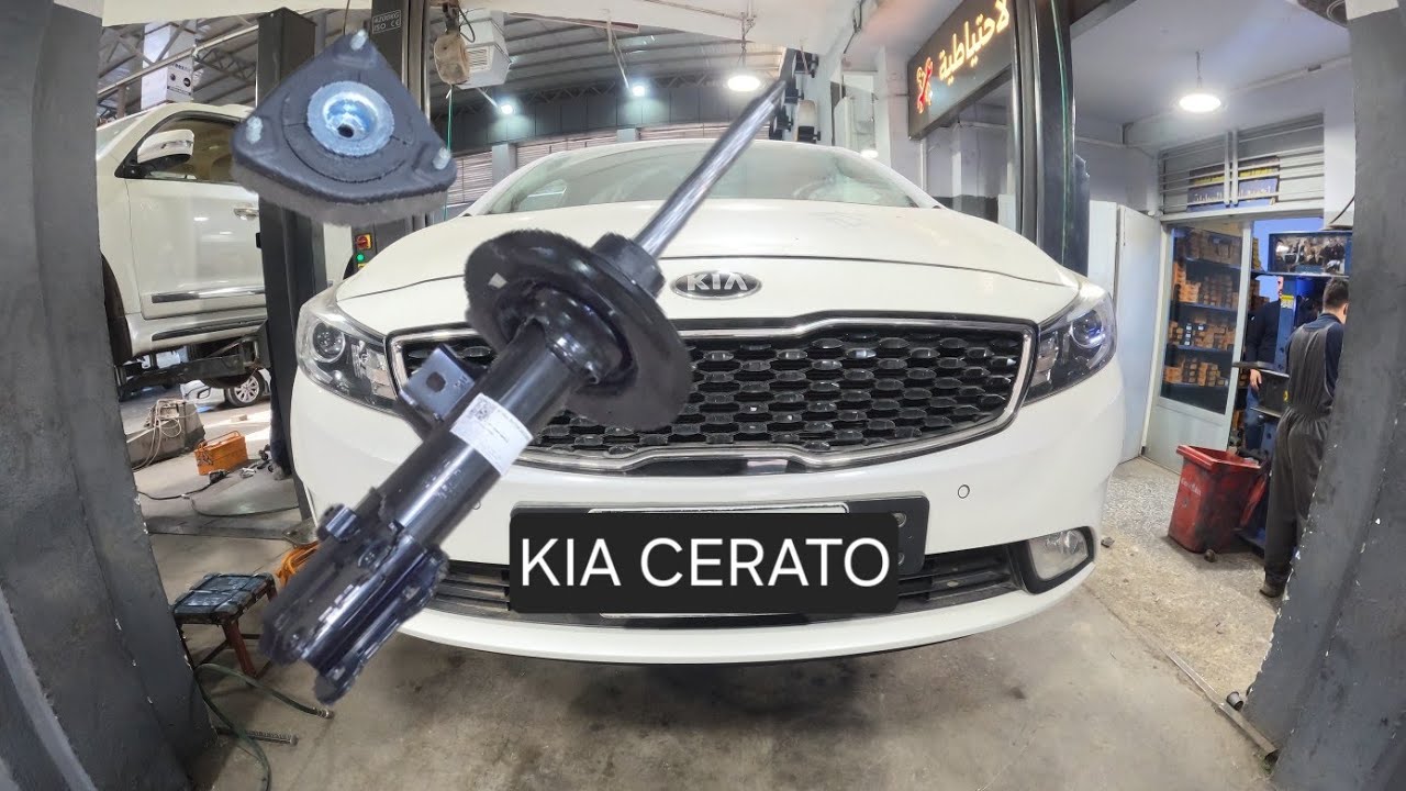 Cómo reemplazar el soporte del amortiguador delantero ... Kia Cerato-Forte 2013-2019