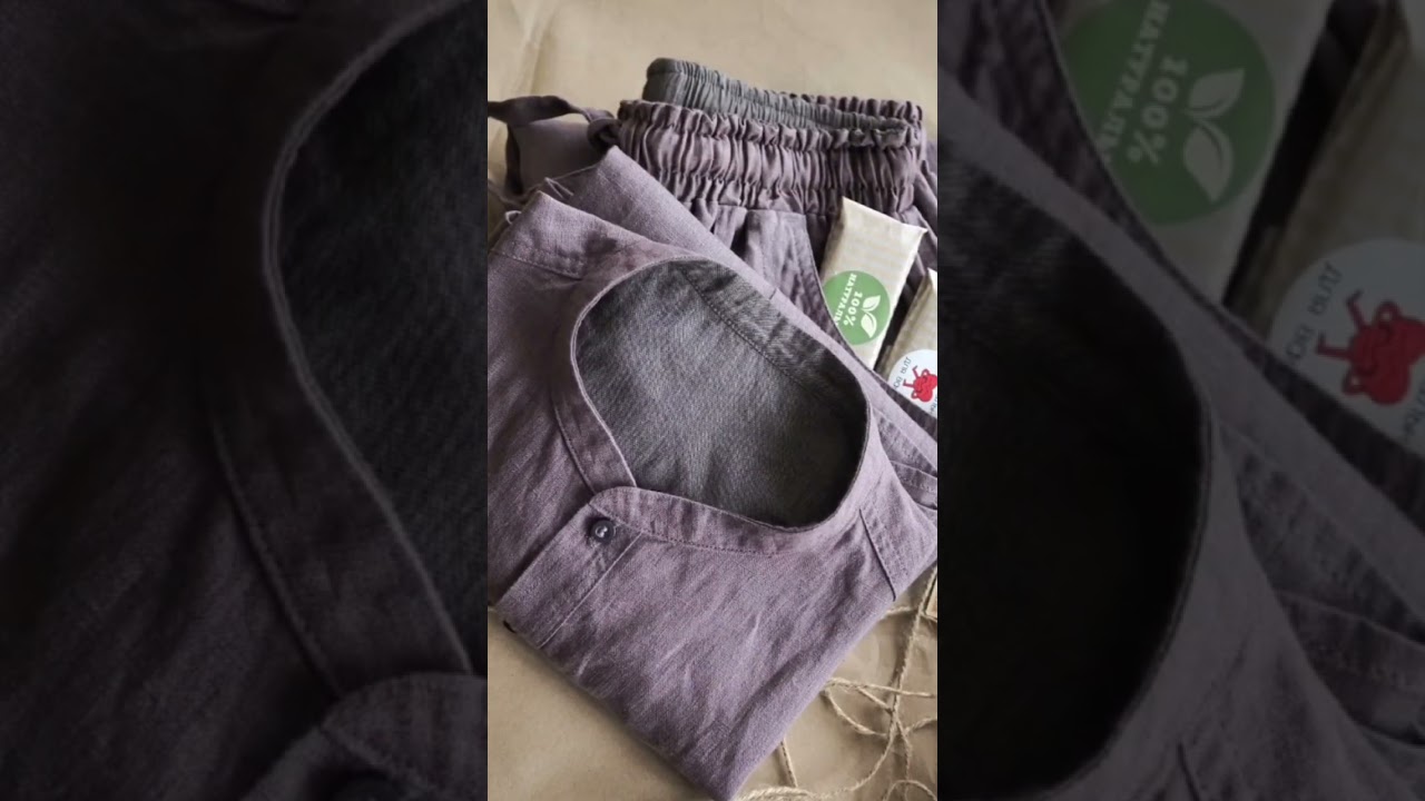 Костюм из конопли, одежда из конопли/Hemp trousers, hemp cloth #short #tiktok #hemp #supervideo