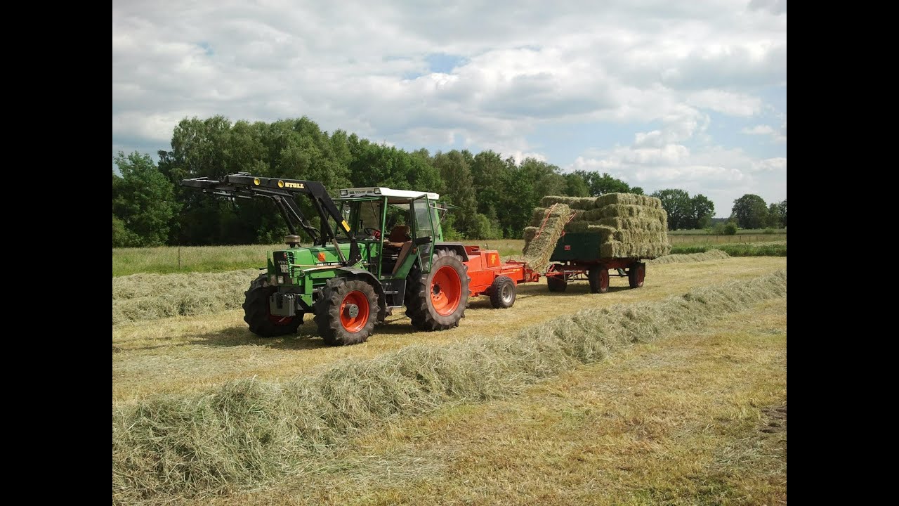 Fendt 309 LSA und Welger AP 52 (inkl. Schwaden) HD