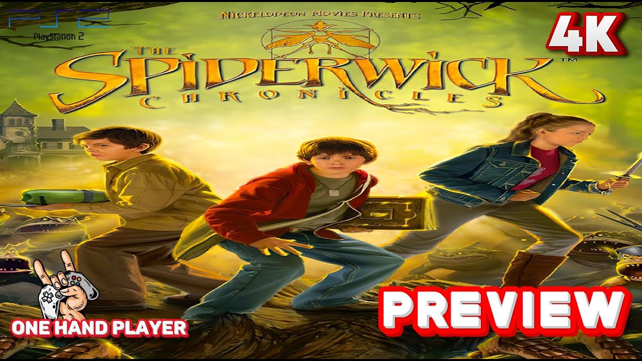 Видео игрового процесса The Spiderwick Chronicles на PS2 (4K 60FPS): первые 15 минут, One Hand Pl...