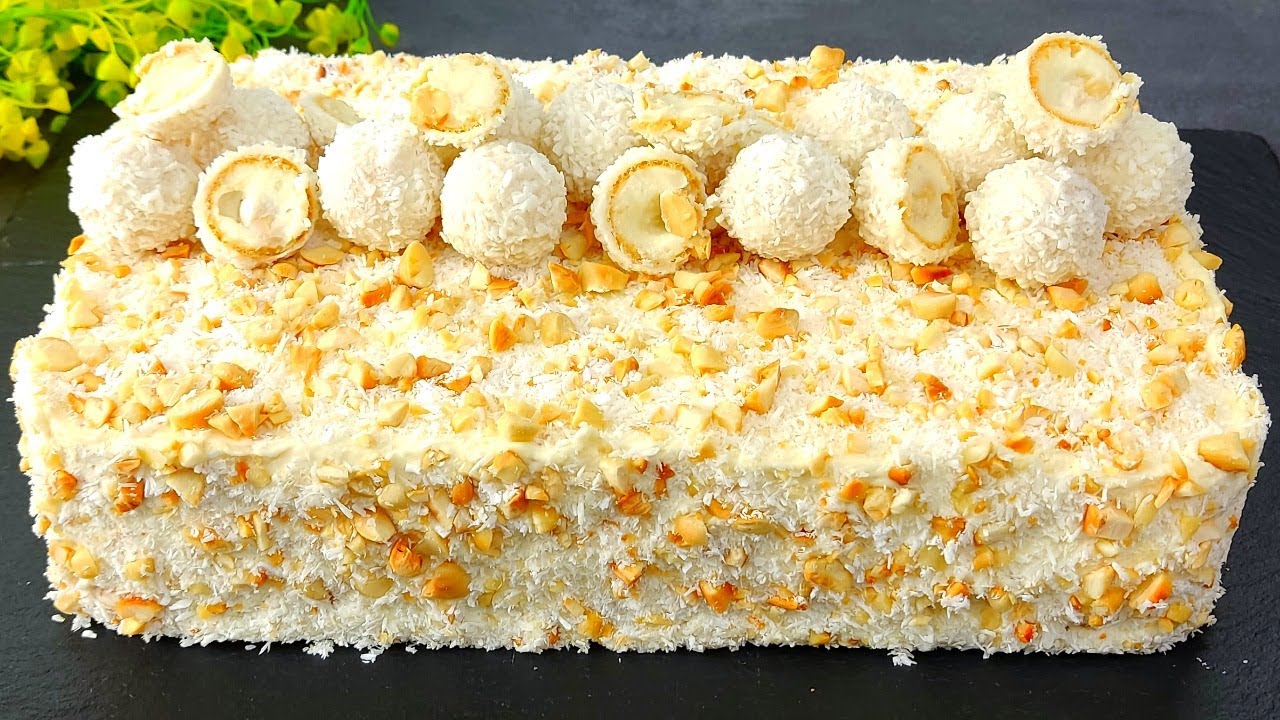 Рафаэлло Торт, который тает во рту – Так просто и так вкусно!
