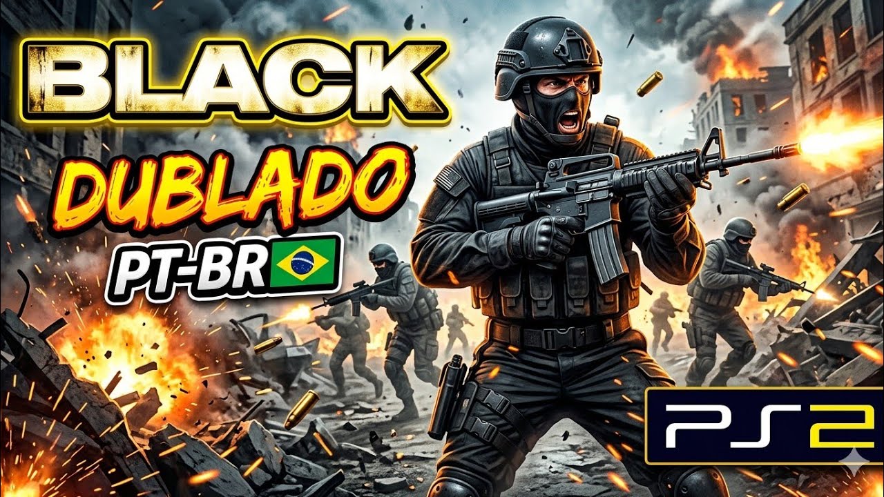 Black Dublado  PT-BR  por I.A  V.1  ISO PS2