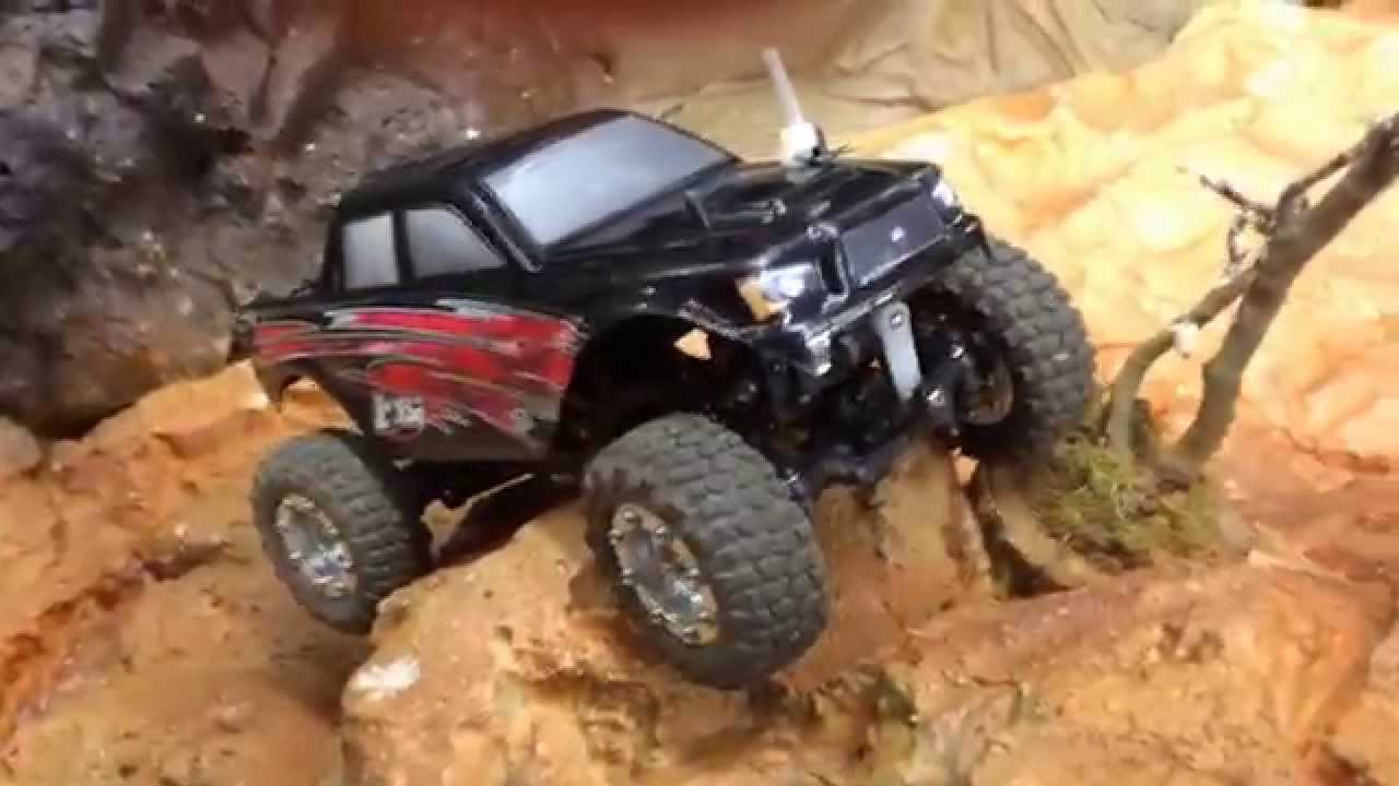 losi micro 4x4 scx24 crawler trekker 1/24 rc indoor course 2.0 part 2/2