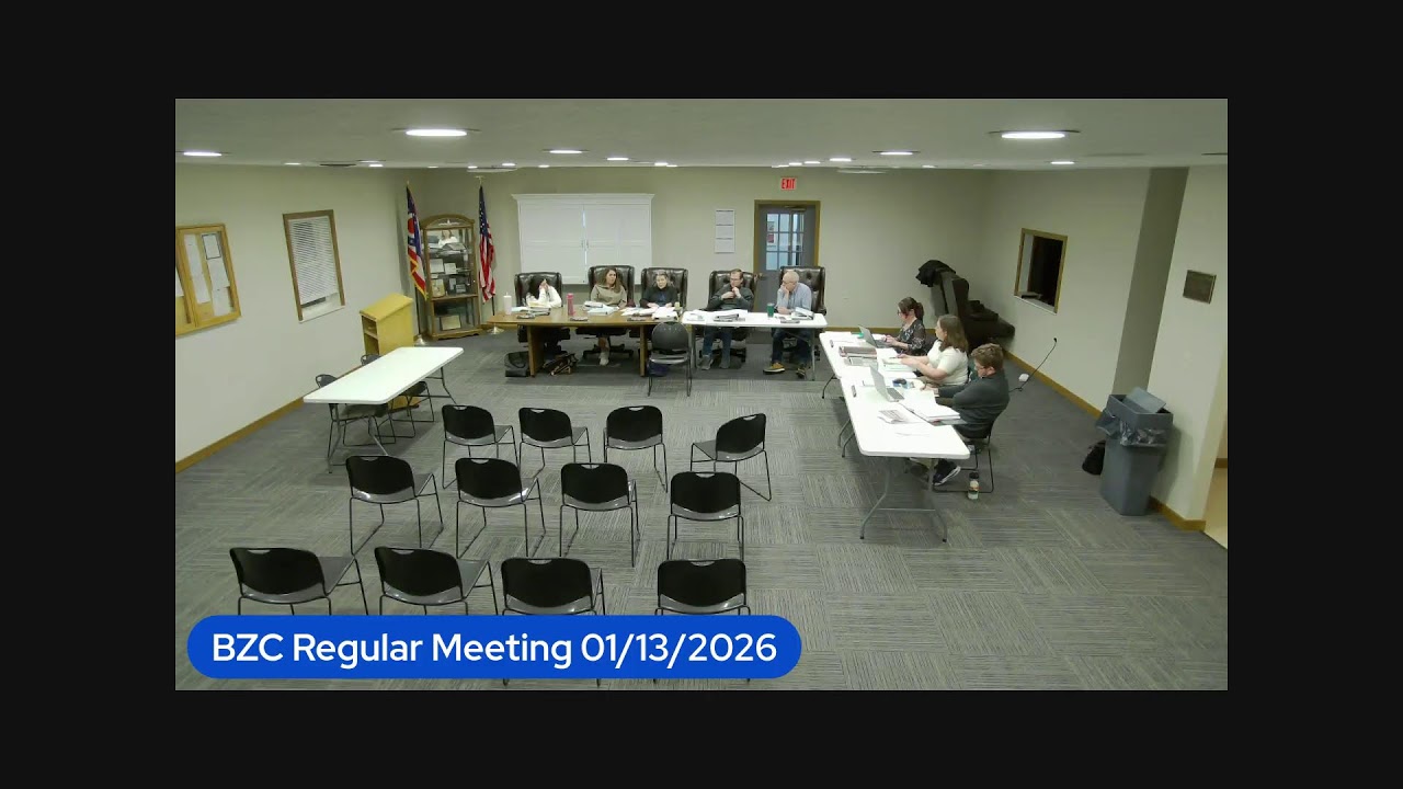 BZC Regular Meeting 01/13/2026