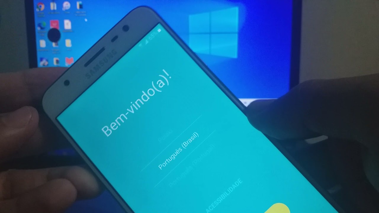 como desbloquear/apagar/remover conta google facil j7 prime/j5 prime android 6.0.1 binary 1