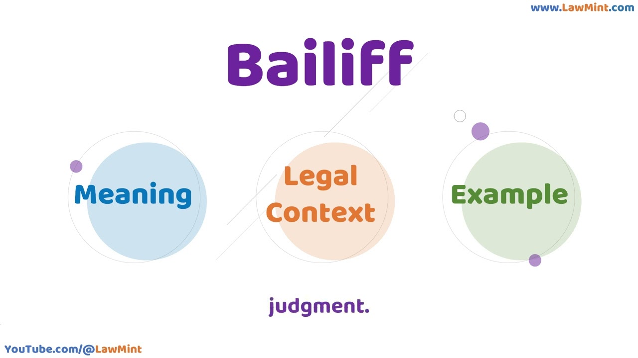 Bailiff Meaning Legal Context & Example Legal Terms Simplified @LawMint