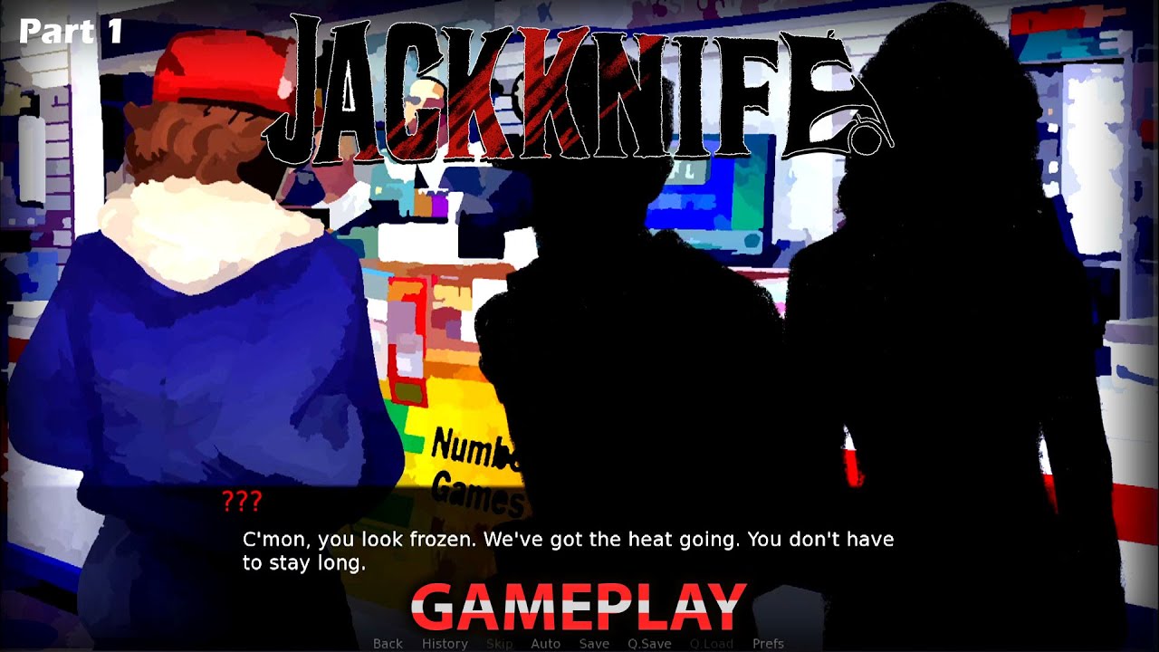 [PT. 1] Jackknife - Visual Novel Horror Game(GAMEPLAY)