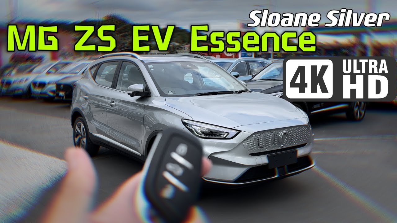 🎥2023 MG ZS EV Essence in Sloane Silver Metallic -- In-Depth Walkaround, Interior, Exterior 4K