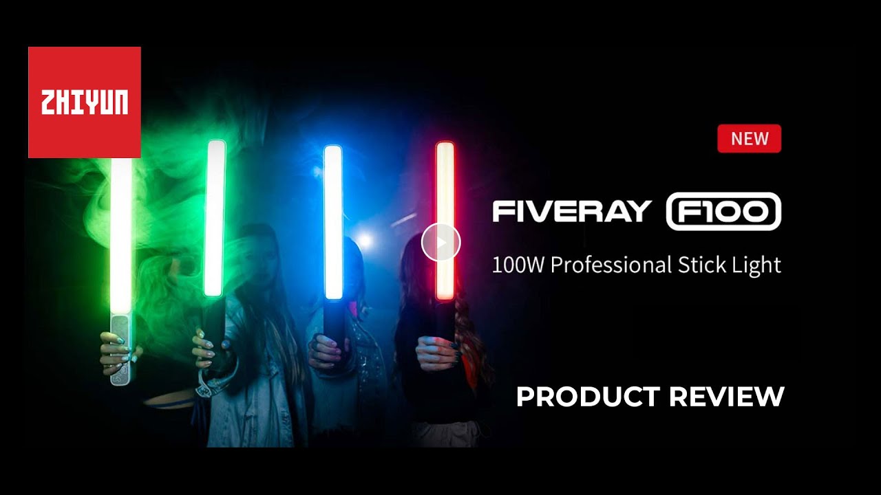 ZHIYUN fiveray f100 LED portable Video Light - Versatile indoors and outdoors @ZhiyunTechGlobal