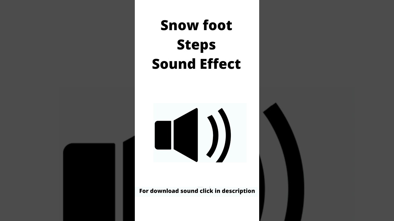 Snow footsteps sound effect #shorts #soundseffect #youtubeshorts