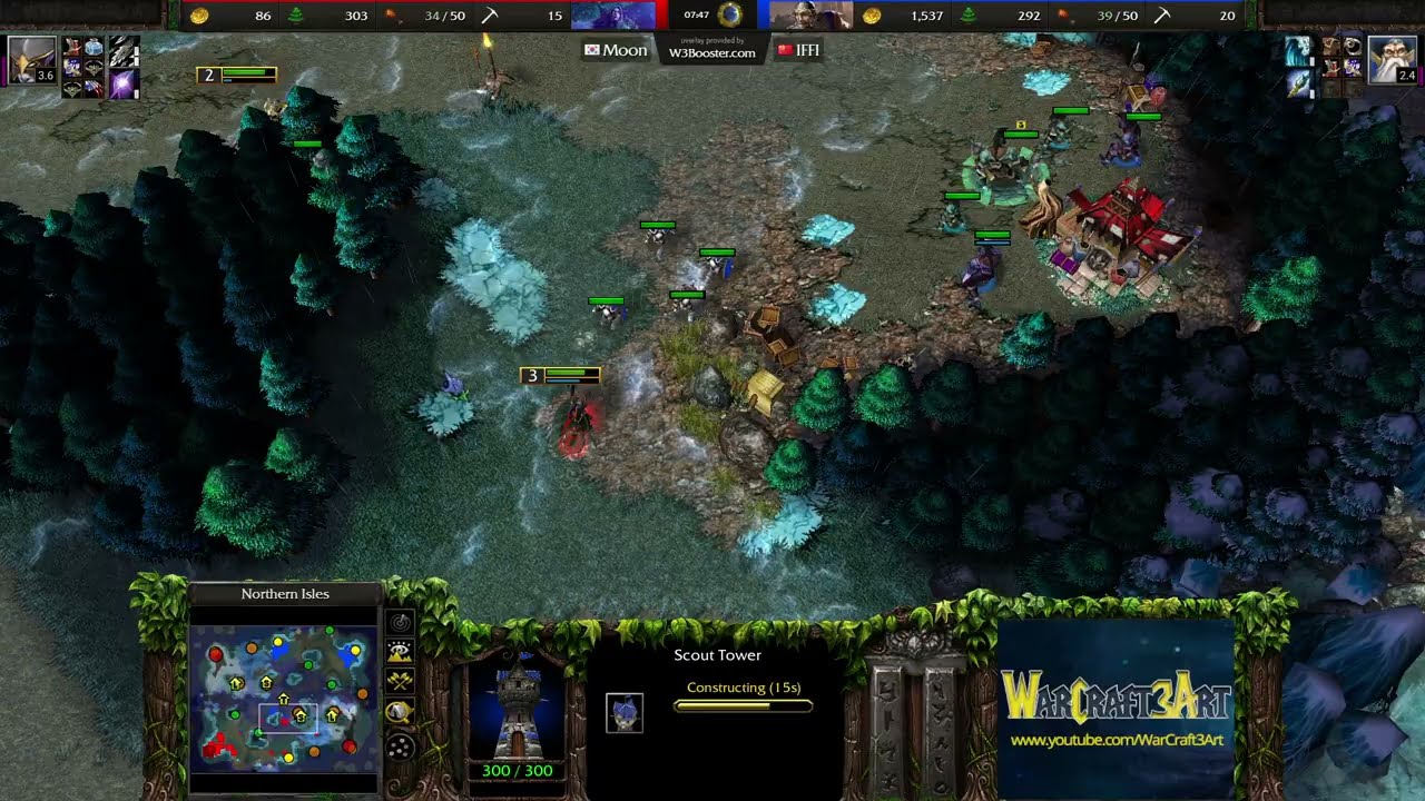 Moon(NE) vs Infi(HU) - Warcraft 3: Classic - RN8887
