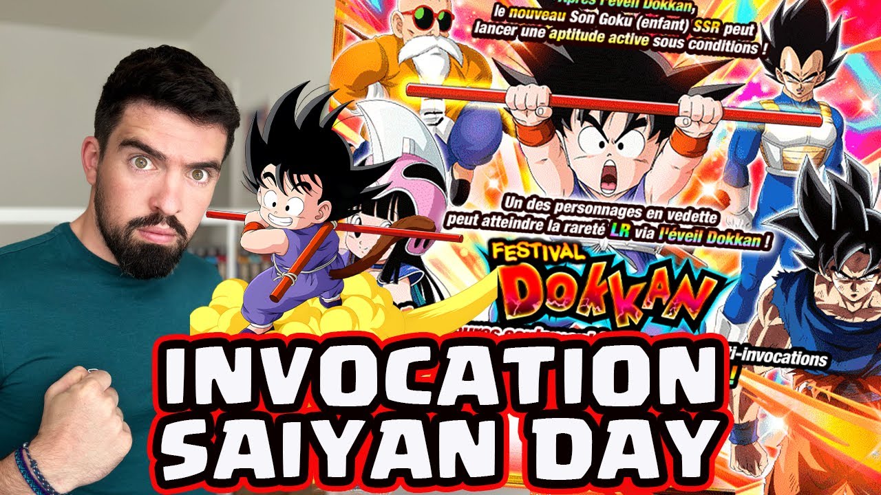 KIG GOKU SAIYAN DAY 🔥LE CYCLE INCROYABLE AVEC FULL ANIMATIONS 😱! DOKKAN BATTLE