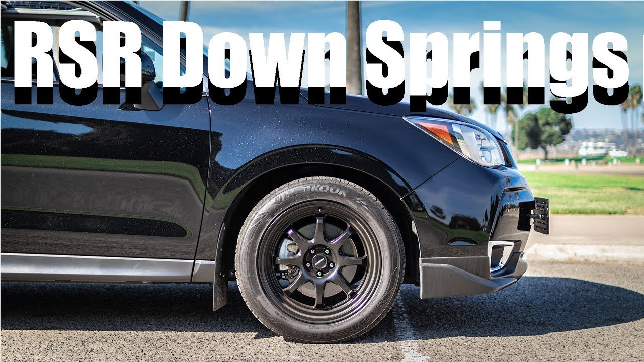 RSR Down Springs Install and Review SJ Subaru Forester XT
