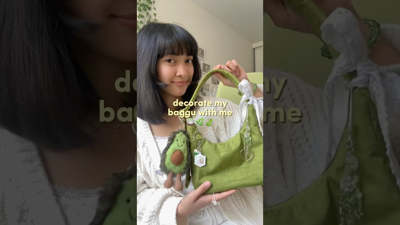 let&rsquo;s decorate my bag 🍵🍃 #decoratewithme #pinterestinspired #bagcharm