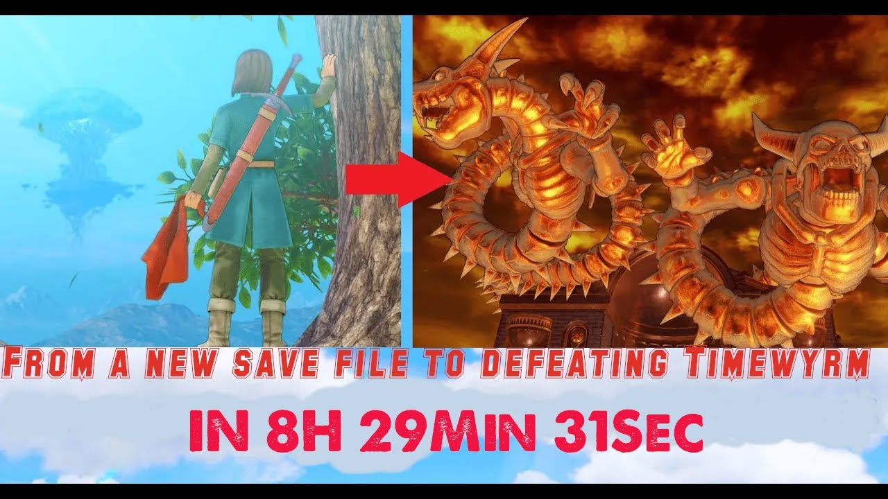 [FWR] Dragon Quest XI Timewyrm% speedrun in 8:29:31