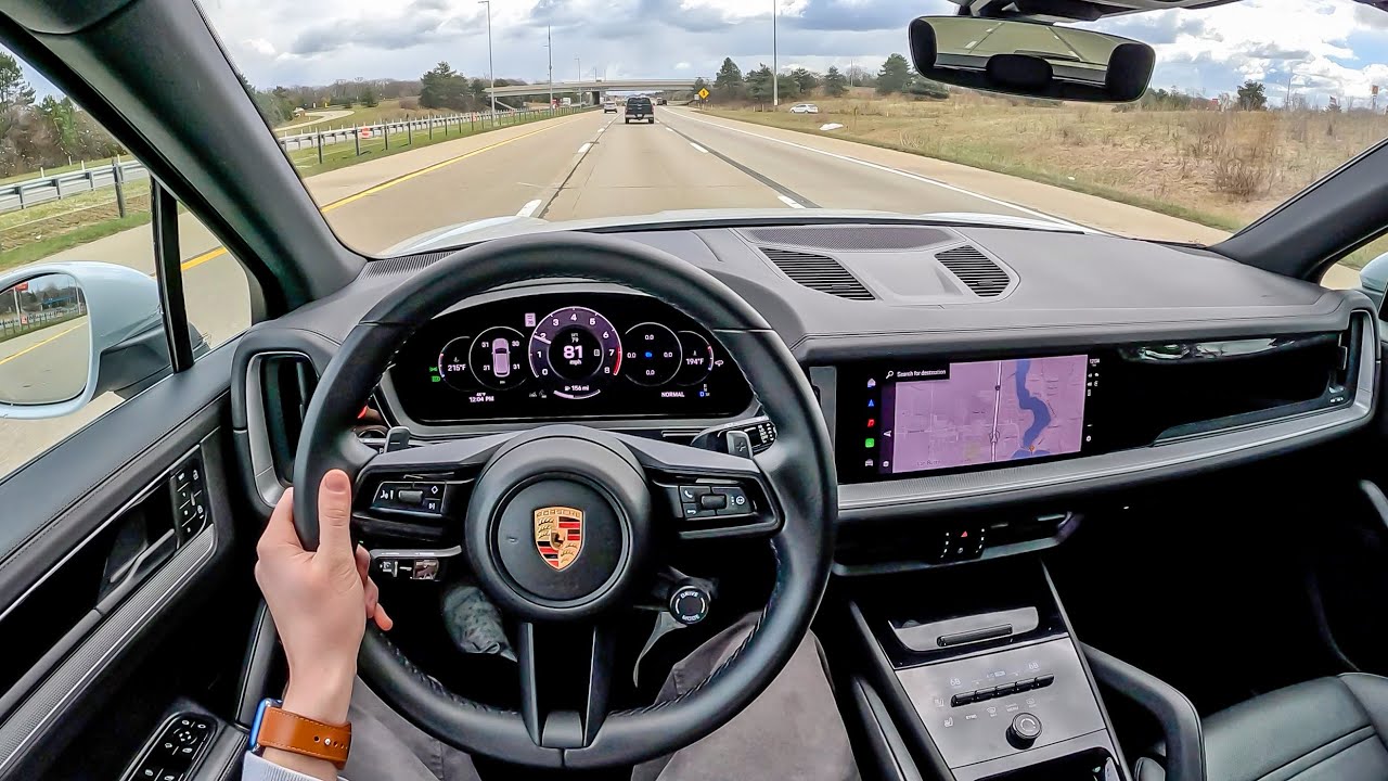 2024 Porsche Cayenne S - New V8 SUV Morning Commute