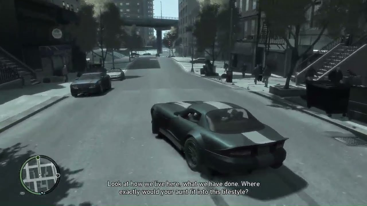Roman and Niko talk about Niko's Mom - GTA 4