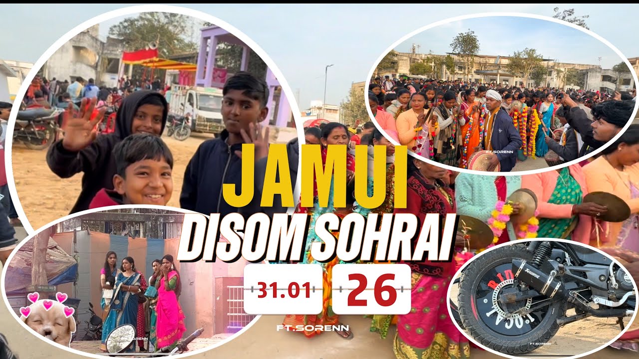 JAMUI SOHRAI 2026 😍| My first vlog | Santali vlog | #santali 