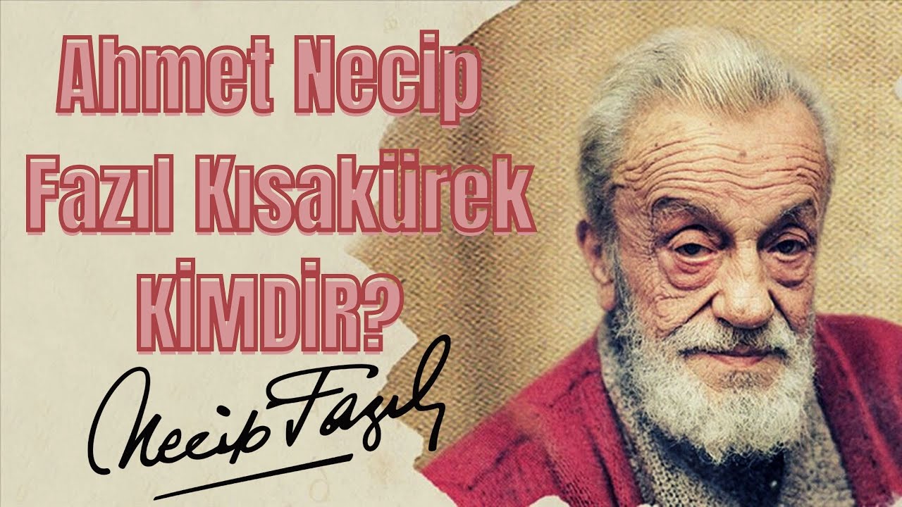 NECİP FAZIL KISAKÜREK KİMDİR?  | HAYATI  | SESLİ ANLATIM