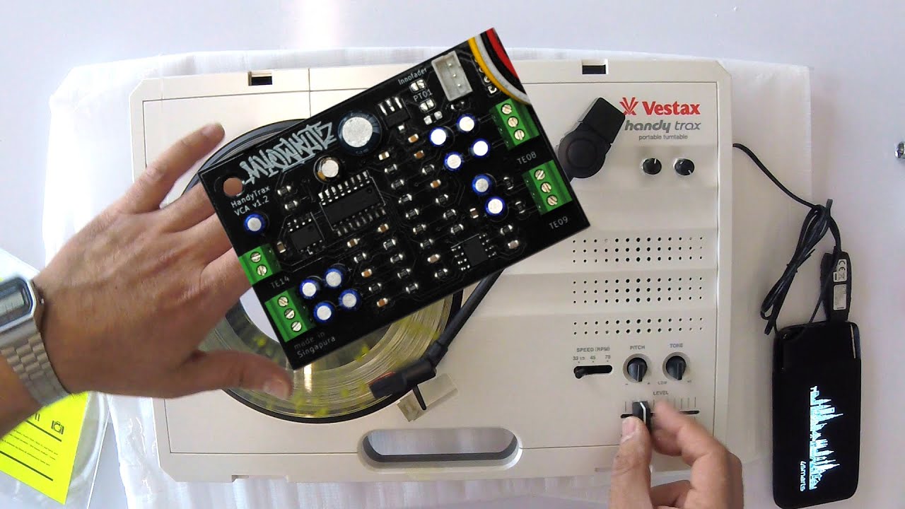 Vestax Handy Trax VCA Board V1.2 installation guide