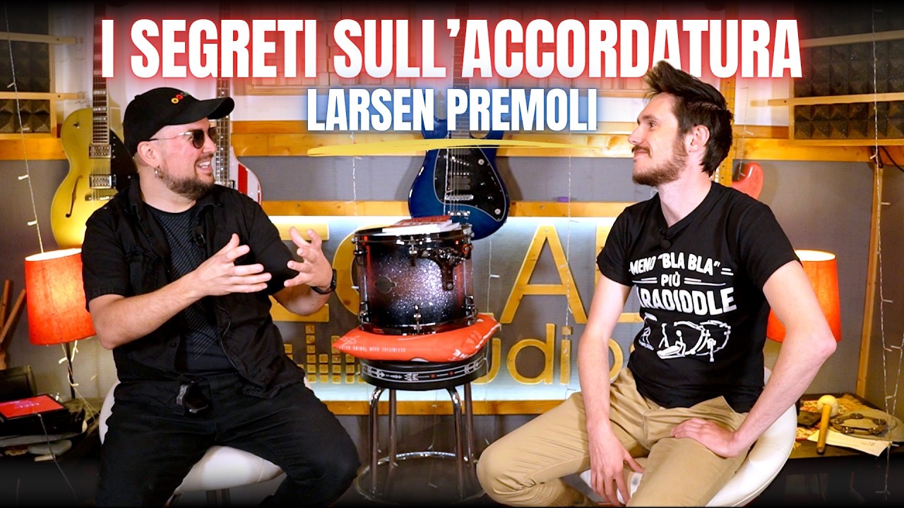 L&rsquo;accordatura PERFETTA della BATTERIA | Tra scienza e musica con LARSEN PREMOLI | RULLO PODCAST