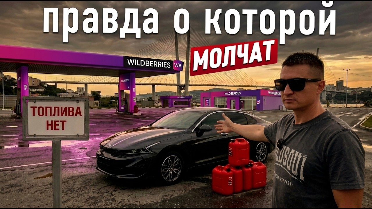 На ГРАНИ топливной КАТАСТРОФЫ Перегон KIA K5 из Владивостока