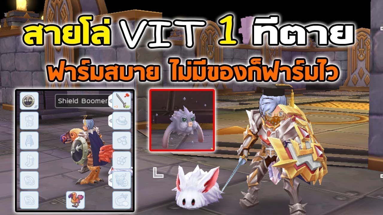 รีวิว Paladinสายโล่ VIT ใช้ของน้อยที่สุๆก็เก็บเลเวลได้ | Ragnarok M Eternal Love EP53