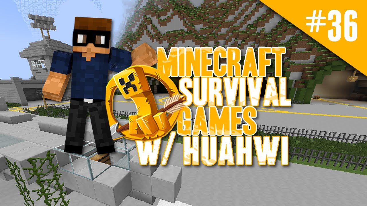 Minecraft Survival Games w/ Huahwi #36: AHMAGAD HACKER!